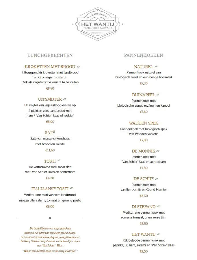 lunchkaart het wantij lunchkaart het wantij