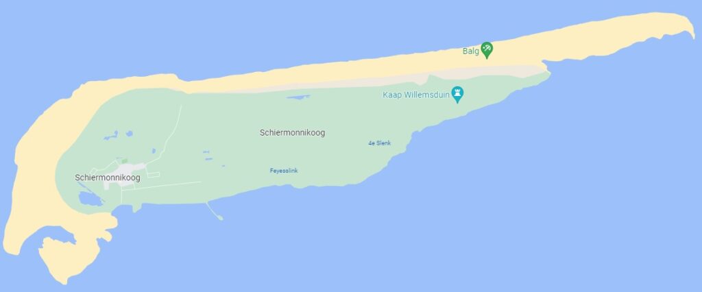 schiermonnikoog kaart schiermonnikoog kaart