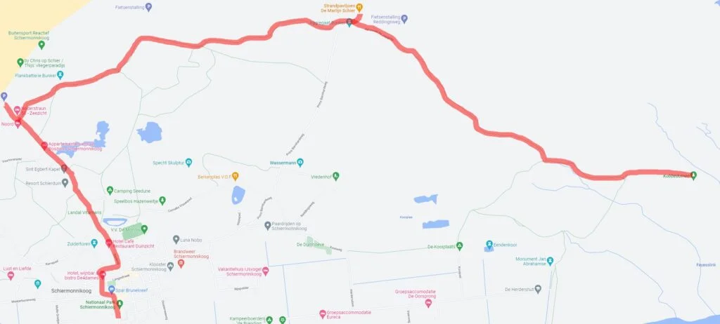 sportieve fietstocht schiermonnikoog 3 sportieve fietsroute schiermonnikoog