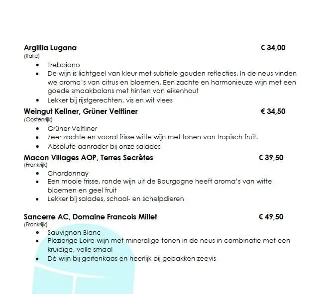 witte wijnen witte wijnen